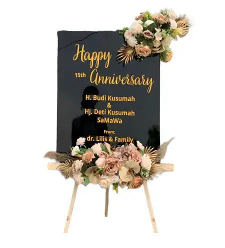 Papan Bunga Akrilik Teluk Keramat